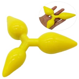 NEW Butt Plug Set Anal Beads With 3 Heads Anal Plug Prostata Massage Dilatador Anal Dildo Butt Plugs Sex Toys For Women Men 1