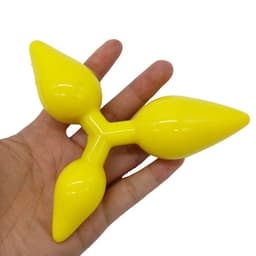 NEW Butt Plug Set Anal Beads With 3 Heads Anal Plug Prostata Massage Dilatador Anal Dildo Butt Plugs Sex Toys For Women Men 2