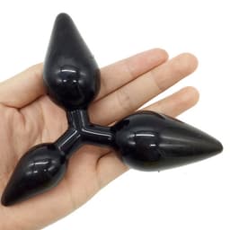 NEW Butt Plug Set Anal Beads With 3 Heads Anal Plug Prostata Massage Dilatador Anal Dildo Butt Plugs Sex Toys For Women Men 3