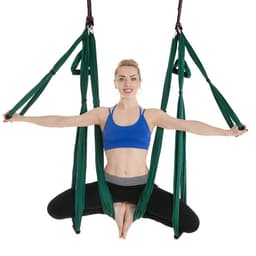 Nylon Taffeta Yoga Hammock Anti-Gravity Aerial High Strength Swing Hamac Hanging Chair Fitness Inversion Belts Can be Hold 200Kg 2