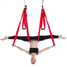 Nylon Taffeta Yoga Hammock Anti-Gravity Aerial High Strength Swing Hamac Hanging Chair Fitness Inversion Belts Can be Hold 200Kg 3