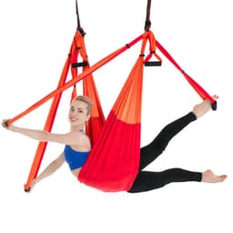 Nylon Taffeta Yoga Hammock Anti-Gravity Aerial High Strength Swing Hamac Hanging Chair Fitness Inversion Belts Can be Hold 200Kg 8