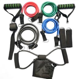 OUTAD 11 Pcs/Set Rally Pull Rope Muscle Training Resistance Bands Portable Multifunctional Chest Expander Puller Exercise Tubes 1