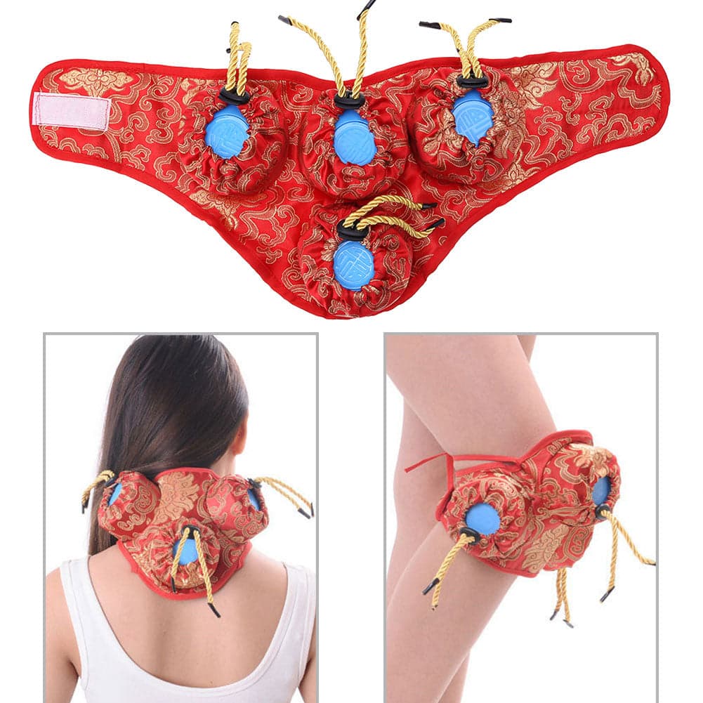 Portable Household Neck Abdomen knee Cloth Cover Bag Moxibustion Box Health Care Moxa Box For Body Massage Relaxation