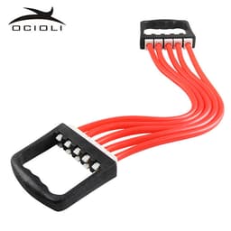 Portable Indoor sports Supply Chest Expander Puller Exercise Fitness Resistance Elastic Cable Rope Tube Yoga 5 Resistance Bands 3