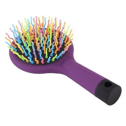 Rainbow Volume Anti-static Magic Detangler Hair Curl Straight Massage Comb Hair Brush Hair Care Styling Tools With Mirror 3