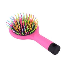 Rainbow Volume Anti-static Magic Detangler Hair Curl Straight Massage Comb Hair Brush Hair Care Styling Tools With Mirror 5