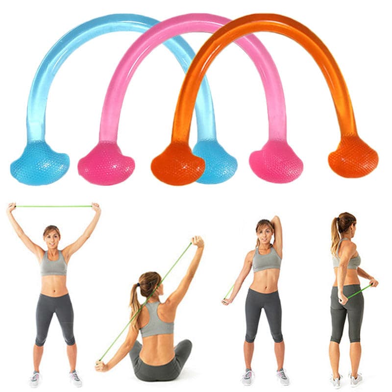 Silicone Yoga Chest Expander Resistance Bands Pull Rope Developer Crossfit Exerciser Comprehensive Home Fitness Accessories