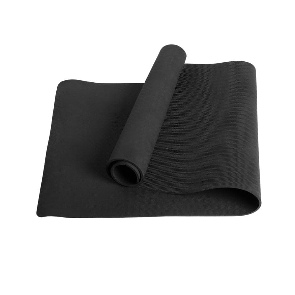 Single Layer Durable High Density Eco-friendly Anti-Slip Nontoxic Exercise TPE Yoga Mat for Yoga Pilates free shipping