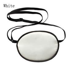 Single-eyed Upscale Silk Sleep Eye Mask One -eyed Amblyopia trainer Eyeshade Portable Soft Eye Patch Sleeping Mask Case MR088 2