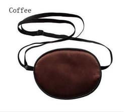 Single-eyed Upscale Silk Sleep Eye Mask One -eyed Amblyopia trainer Eyeshade Portable Soft Eye Patch Sleeping Mask Case MR088 10