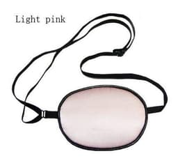 Single-eyed Upscale Silk Sleep Eye Mask One -eyed Amblyopia trainer Eyeshade Portable Soft Eye Patch Sleeping Mask Case MR088 11
