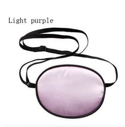 Single-eyed Upscale Silk Sleep Eye Mask One -eyed Amblyopia trainer Eyeshade Portable Soft Eye Patch Sleeping Mask Case MR088 14