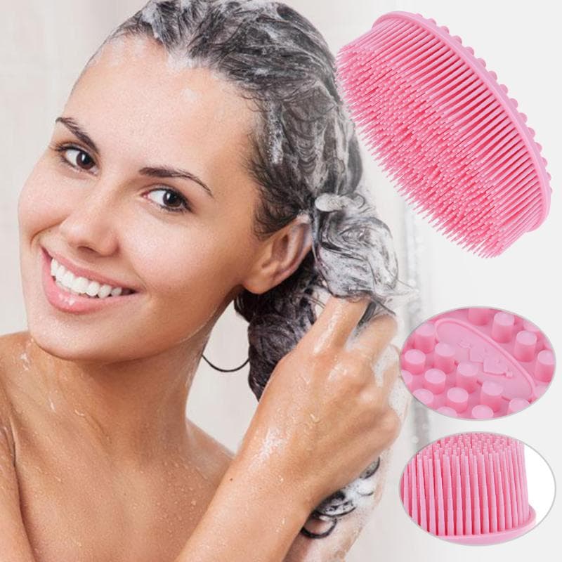 Soft Silicone Shower Massage Brushes Shampoo Scalp Bath Body Massager Comb Cleaning Brushes Spa Shampoo Brush
