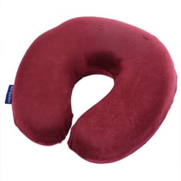 Soft Travel Pillow Memory Foam Pillow U-Shape Neck Pillow Massage Headrest For Office Flight Airplane 2