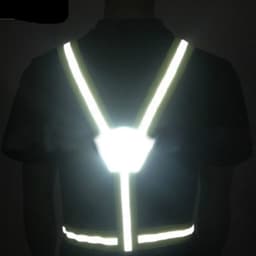 Unisex Safety Multi Adjustable Outdoor Safety Visibility Reflective Vest Belt Stripes Outdoor Running Cycling Vest Harness 1