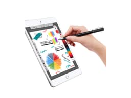 Universal Stylus[2-in-1] Stylus Pen Touch Screen Pens for All Touch Screens Cell phones Tablets Laptops with 6 Replacement Tips(4 Discs 2 Fiber Tips Included) 4