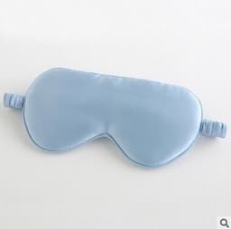 Upscale Silk Portable Travel Sleep Eye Mask with silk bandage Rest Aid  Soft Cover Eye Patch Eyeshade Sleeping Mask Case MR098 2