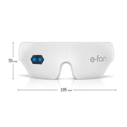 USB Heated Eye Mask- Rechargeable Eye Massager Wireless Bluetooth Music - Hot Compress Eye Mask 180° Foldable Adjustable Strap 3 Modes Eye Care Stress Relief Anti Eye Aging 6