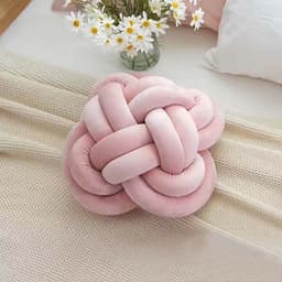 Vivid Knot Ball Cushion Office Waist Back Cushion Baby Nap Pillow Stuffed Dolls Toys For Kids Store Decoration 2
