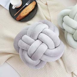 Vivid Knot Ball Cushion Office Waist Back Cushion Baby Nap Pillow Stuffed Dolls Toys For Kids Store Decoration 3