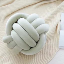 Vivid Knot Ball Cushion Office Waist Back Cushion Baby Nap Pillow Stuffed Dolls Toys For Kids Store Decoration 4