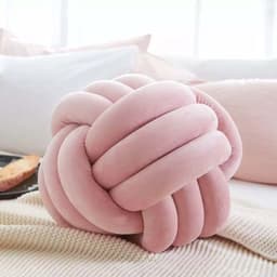 Vivid Knot Ball Cushion Office Waist Back Cushion Baby Nap Pillow Stuffed Dolls Toys For Kids Store Decoration 6