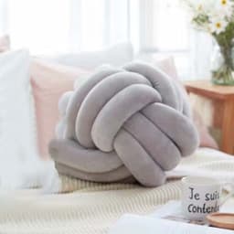 Vivid Knot Ball Cushion Office Waist Back Cushion Baby Nap Pillow Stuffed Dolls Toys For Kids Store Decoration 7