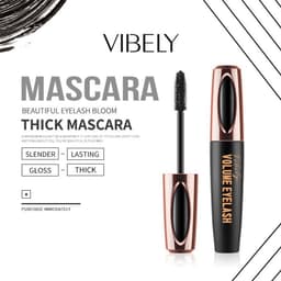 Voluminous Magic Mascara Waterproof Dense Long Curl Silica gel brush head 4D Mascara 2