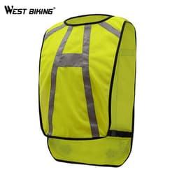 WEST BIKING Reflective Cycling Vest Cycling Jersey Safety Warning Night Riding Clothing Protective Jersey Bicycle Bike Vest 2