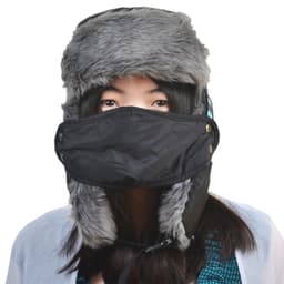 Wireless Bluetooth Hat with Windproof Mask Music Hands-Free Headset with Plush 5