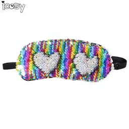 Women Girls Funny Reversible Sequins Mermaid Sleeping Eye Masks DIY Color Changing Party Mask Drop Shipping 6