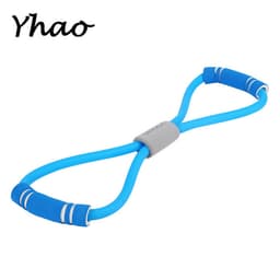Yhao Women's Yoga Slimming Belt Yoga Latex Stretching Belt Fitness Chest Expander Free Shipping 5
