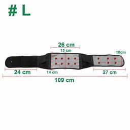 Adjustable Waist Tourmaline Self heating Magnetic Therapy Back Waist Support Belt Lumbar Brace Massage Band Health Care 2