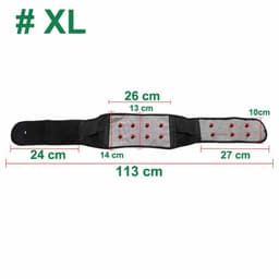 Adjustable Waist Tourmaline Self heating Magnetic Therapy Back Waist Support Belt Lumbar Brace Massage Band Health Care 3