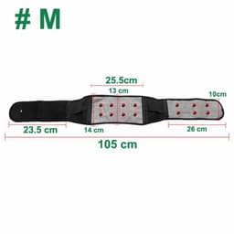 Adjustable Waist Tourmaline Self heating Magnetic Therapy Back Waist Support Belt Lumbar Brace Massage Band Health Care 4