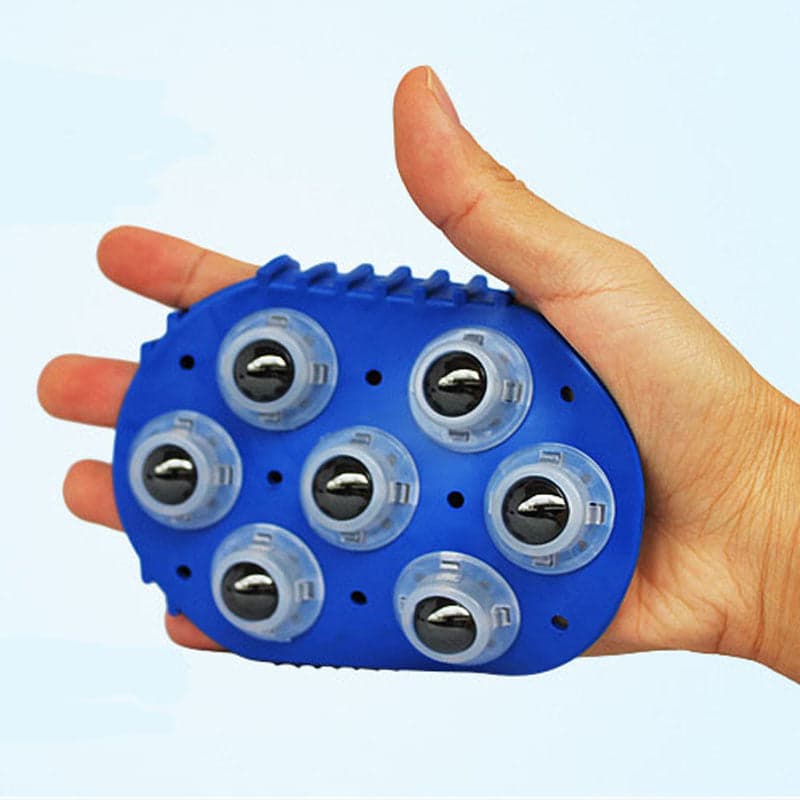 Body Massager Body Face Neck Leg Handheld Massager 360 Degree Spin 7 Piece Steel Ball Roller Relax Massager Massageador