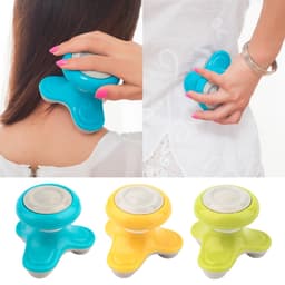 Mini Electric Handled Wave Vibrating Massager USB Battery Full Body Head Neck Back Massage Ultra-compact Lightweight Portable 1