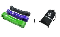 Set of 4 Natural Latex Athletic Rubber Resistance Bands set Gym Expander Crossfit Power Lifting Pull Up Strengthen Muscles 3