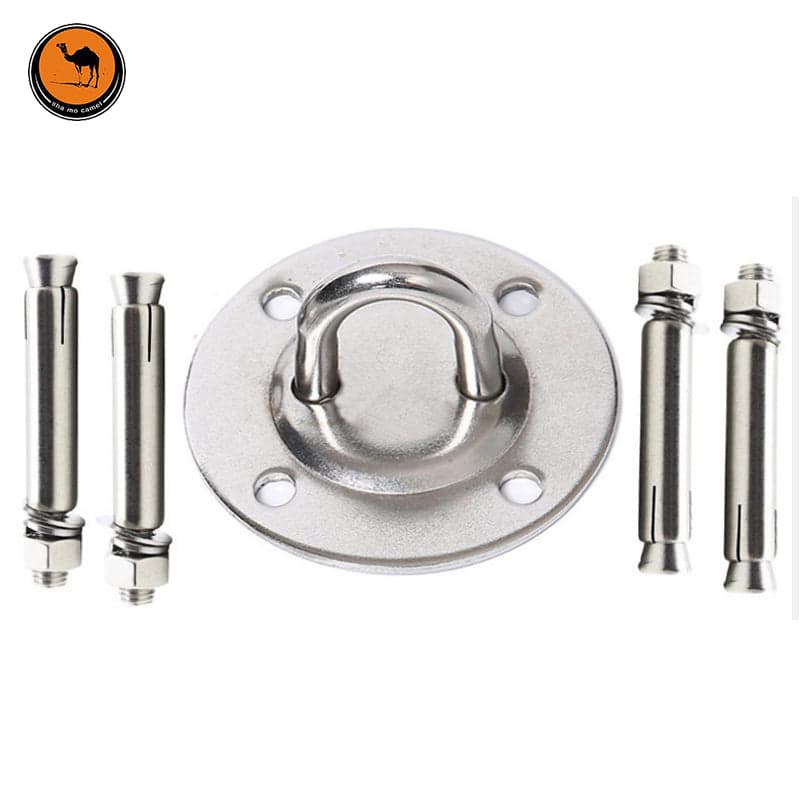 U Ceiling Anchor for Yoga Hammock Wall Mount Anchor Hooks Aerial Ceiling Swing Hanging Kit Hamac Heavy Duty Free Send Screw*4pcs