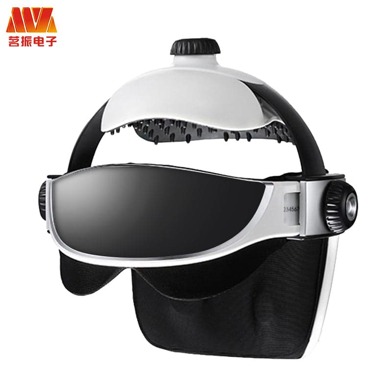 HOT New Head Massager Wireless link Electric Brain Massage Adjustable Size Instrument Helmet Music Life Relaxation Health Care