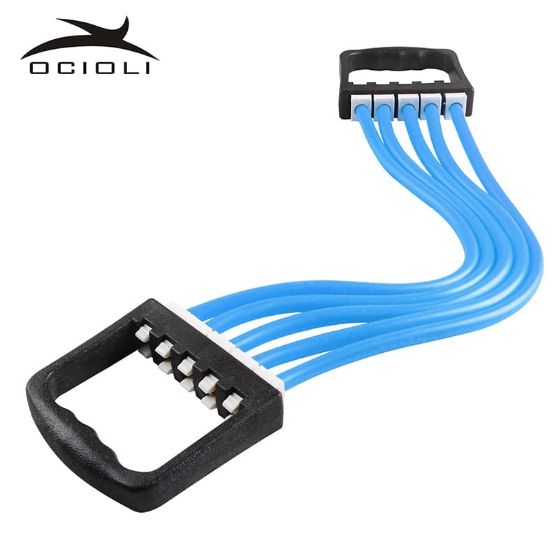 Indoor Sport Chest Expander Puller Workout Exercise Fitness Crossfit Training Resistance Cable Rope Tube Yoga 5 Resistance Bands