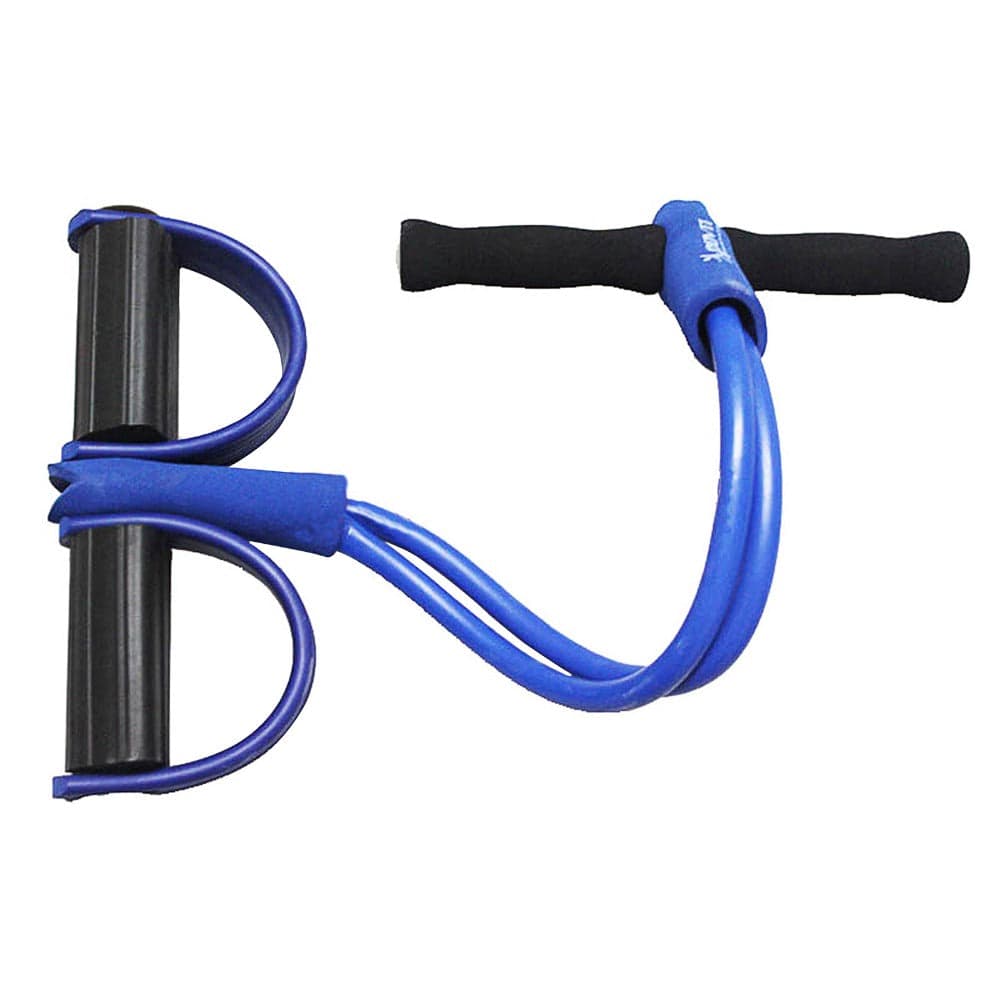 Resistance 8 Type Muscle Chest Expander Rope Workout Pulling Exerciser Tube Fitness soft exercise chest expander Sports Yoganew