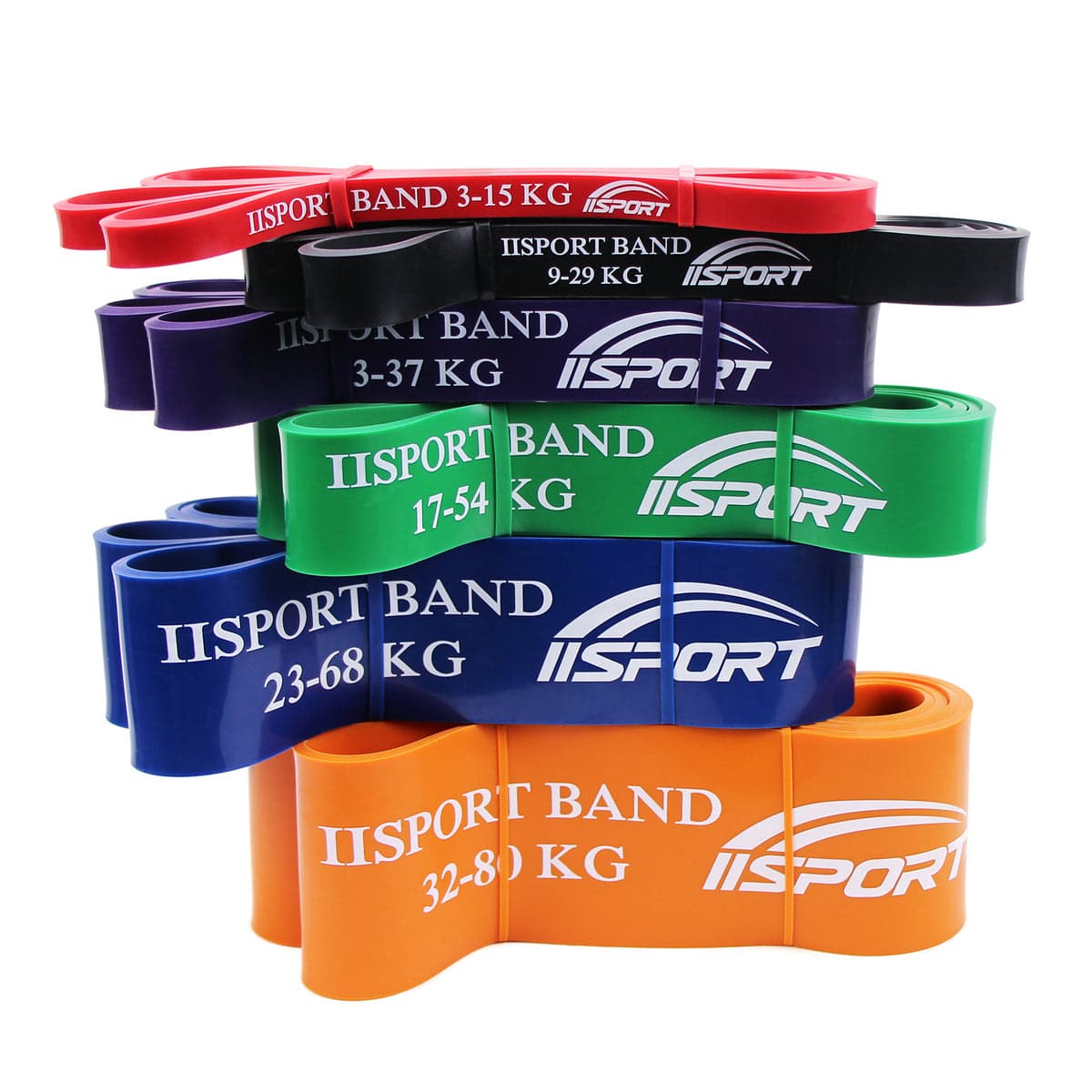 Resistance Elastic Bands Rubber Loops Crossfit Expander Training Workout Exercise Pilates Fitness Yoga Athletic Sports Bands