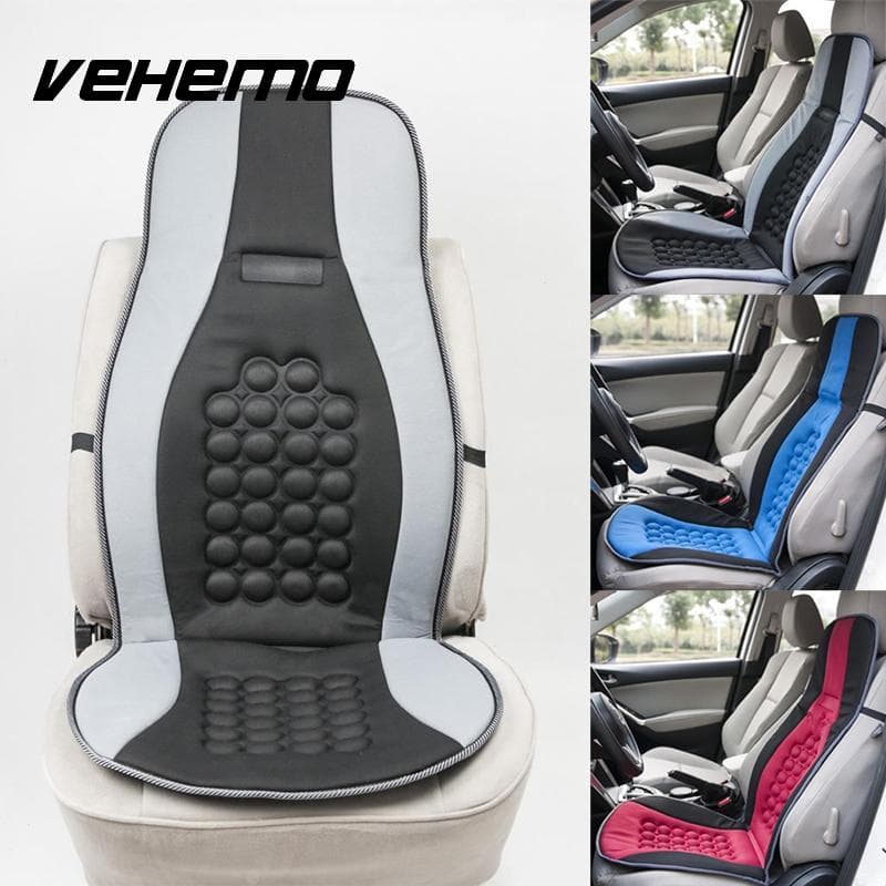 Vehemo Car Vehicle Seat Magnet Round Bump Design Therapy Massage Function Pad