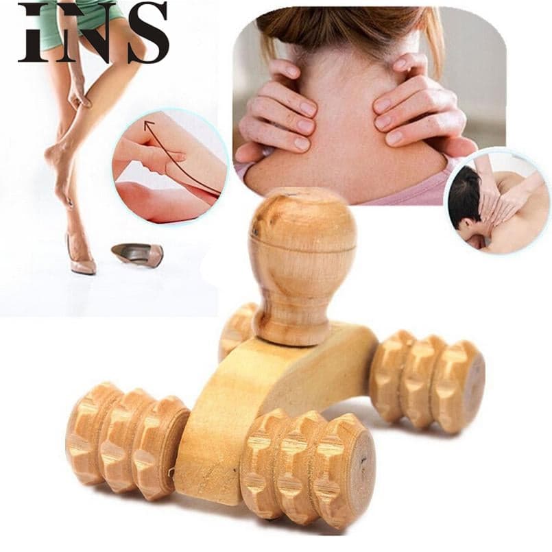 Wooden Roller Massager Reflexology Hand Foot Back Body Therapy Relaxing tool Gifts Health care Levert Dropship MAR6
