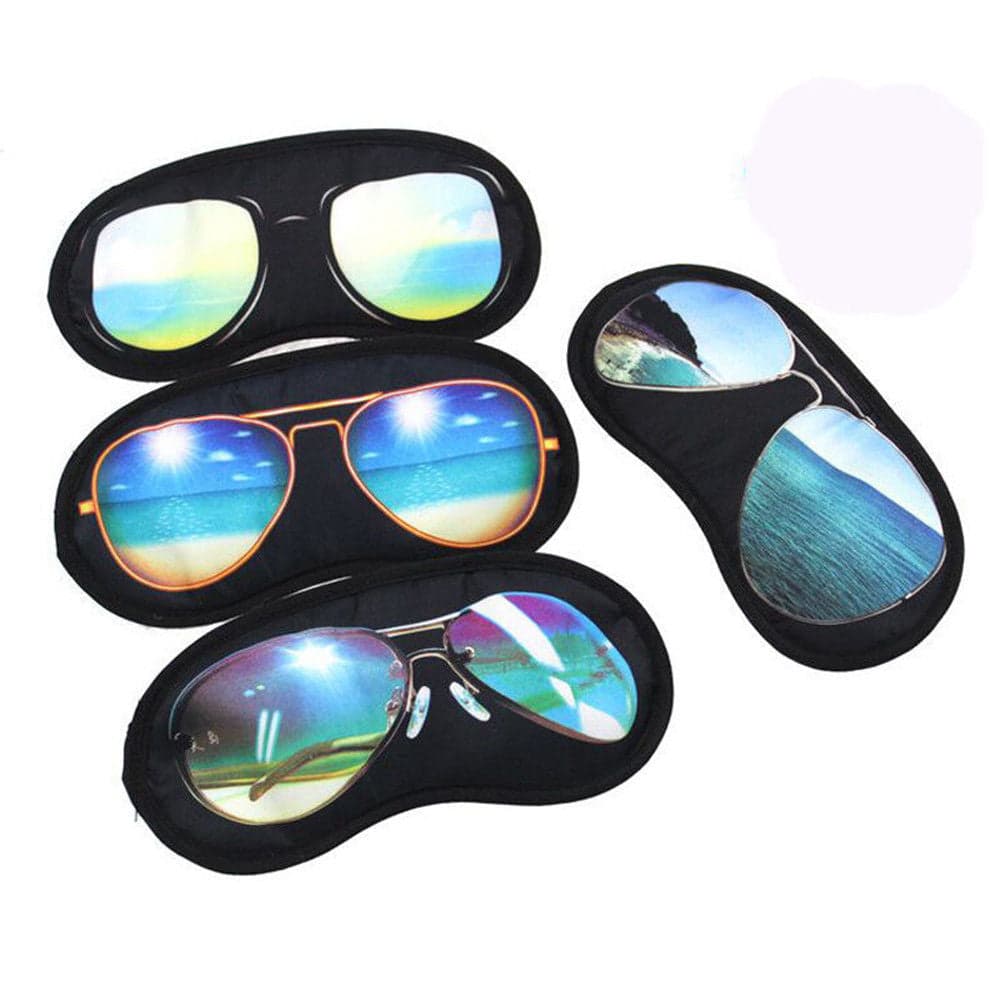 1PC Relax Eye Mask Shade Sunglasses Cover Blindfolds Eyepatch Shield Travel Sleeping Aid