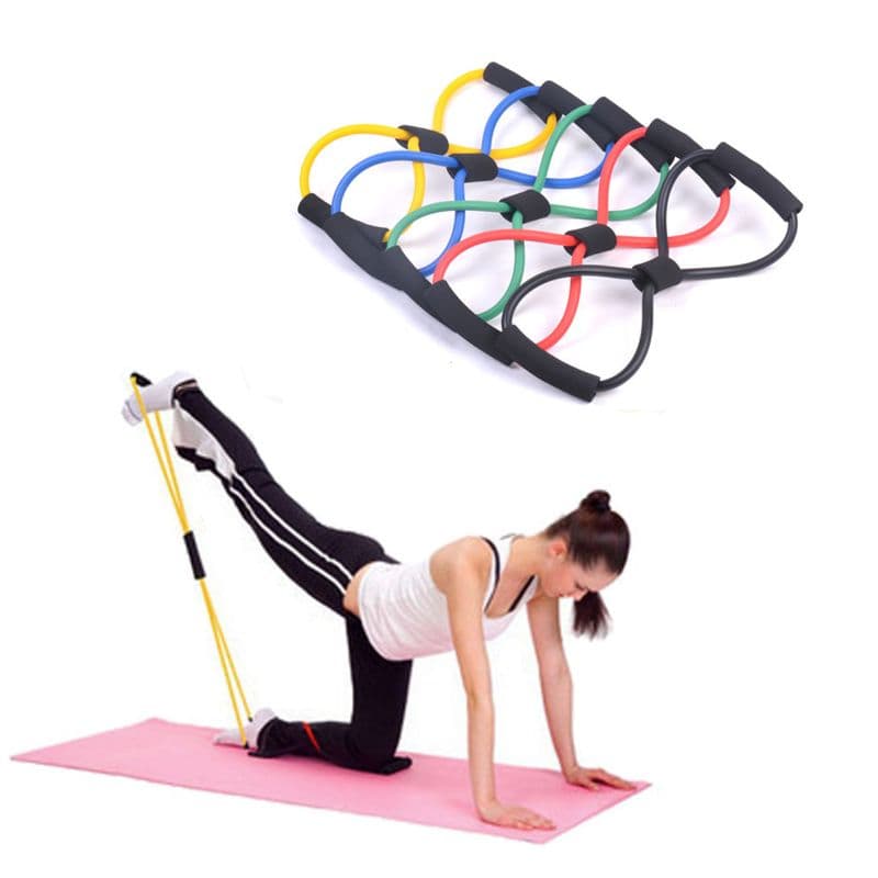 8-shaped Chest Expander Rope Muscle Pulling Exerciser Fitness Yoga Strength Trainning Resist Pulling Exerciser Fitness Equipment