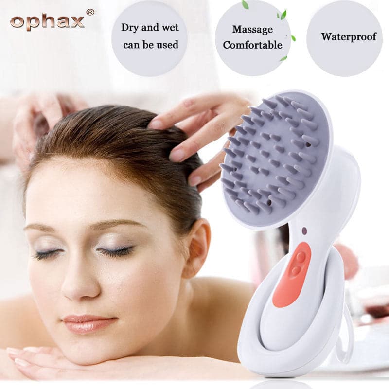 OPHAX Electric Head Scalp Massager Brain Relaxation Relax Massager Headache Stress Relieve Prevent Hair Loss Health Care Product
