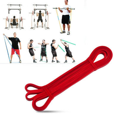 Latex Crossfit Resistance Bands Gym Fitness Power Training Expander Powerlifting Home Workout Equipment Trainers Bar Belt